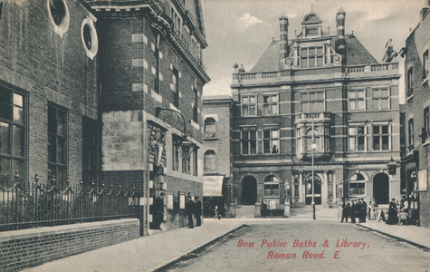 Bow Public Baths and Library, Roman Road, London (photo)