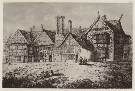 Old Manchester: Garratt Hall (litho)