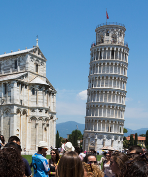 Cathedral and Leaning Tower, Pisa, Tuscany, Italy   (photo)