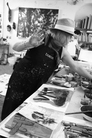 Portrait of Sophie Sainrapt, 2021 (b/w photo)