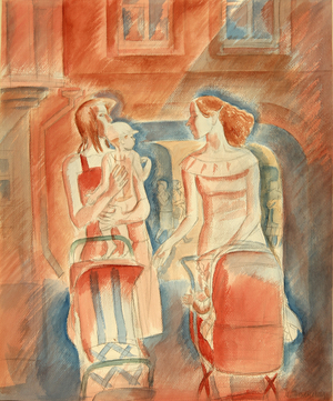 A Sunny Day, 1990 (w/c on paper)