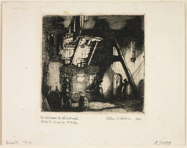 Underwood Street, Whitechapel, c.1922 (print, etching)