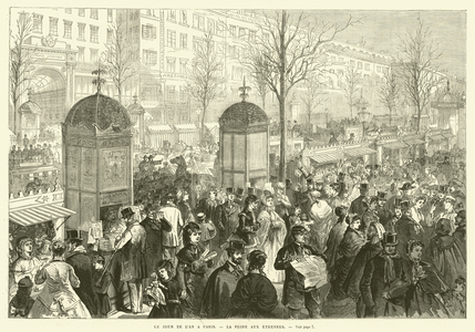 Le Jour de l'an a Paris, La Foire aux Etrennes (engraving)