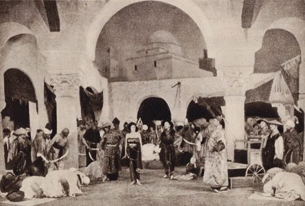 Performance of Chu Chin Chow at His Majesty's Theatre, London, 1919 (b/w photo)