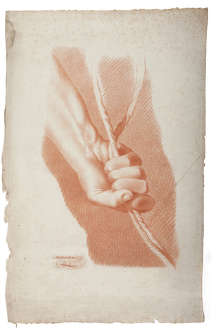 Study of a Hand (pencil on paper)