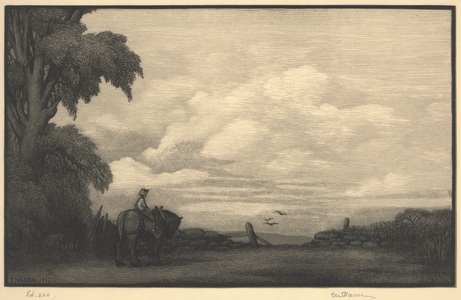 Morning, 1937 (wood engraving)