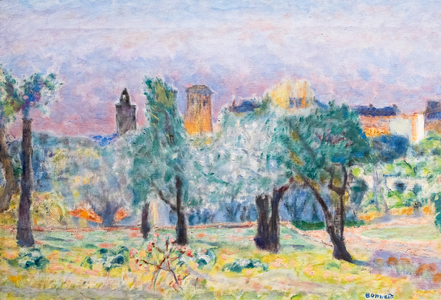 Landscape of Le Cannet, ca. 1922 (oil on canvas)
