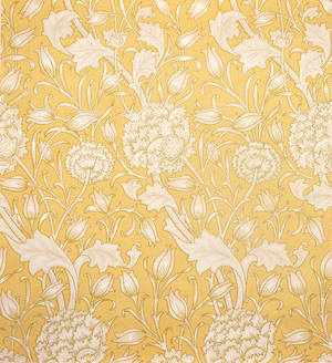 Wild tulip wallpaper [yellow], c.1900 (colour woodcut on paper)