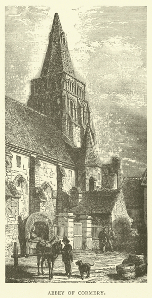 Abbey of Cormery (engraving)