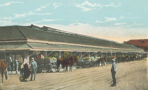 New Orleans: Famous Old French Market (colour photo)