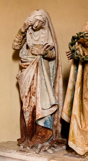 Entombment, Saint-Jacques Chapel, Monestiès, Tarn, 1490 (polychrome limestone)