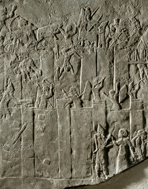 King Ashurbanipal' s campaign against Elam Conquest of the Elamite city of Din-Sharri …