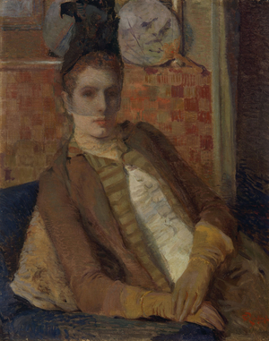 Portrait of a Seated Lady, 1886-87 (oil on canvas)