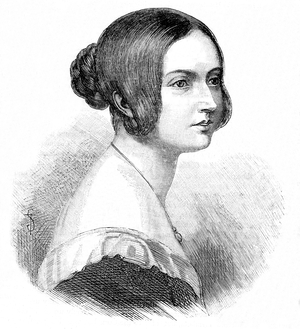 Portrait of young Queen Victoria, 19th century (print)