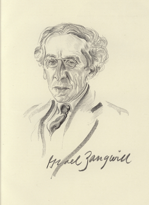 Israel Zangwill, English author (litho)