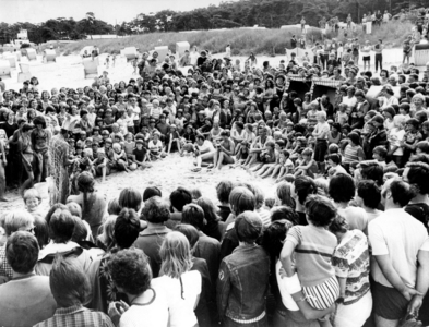 Neptune festival on Breege-Juliusruh beach on Rügen,..., 1980 (photo)