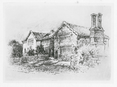 The Witch's Hall, Roughlee (litho)