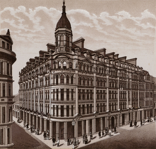 Belfast Central Hotel (litho)
