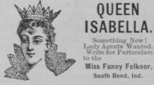 Queen Isabella Advertisement