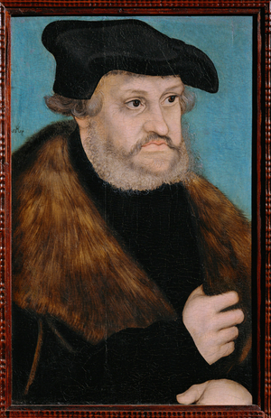 Elector Friedrich der Weise … (painting on wood)