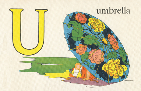 U : umbrella