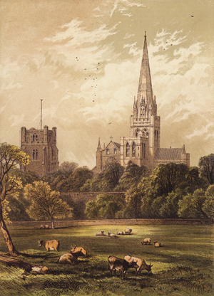 Chichester Cathedral (chromolitho)