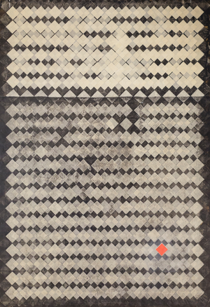 Number 149 black-white size, rosso, 1963 (on panel)