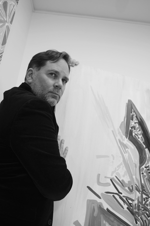 Portrait of Stephane Heaume (b/w photo,  2020)