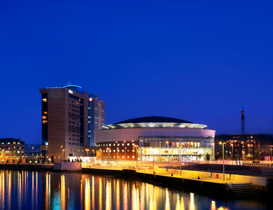 Waterfront Hall, Hilton Hotel, Belfast, Co Antrim, Ireland (photo)