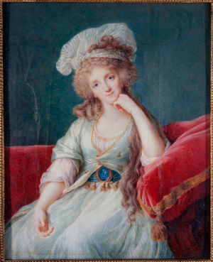 Portrait of the Duchess of Orleans, circa 1790 (miniature)
