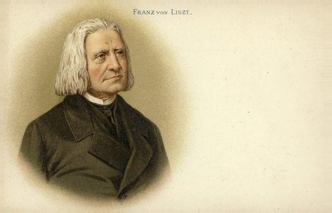 Portrait of Franz Liszt (chromolitho)