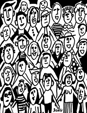 B&W groupy, 2006 (computer graphics)