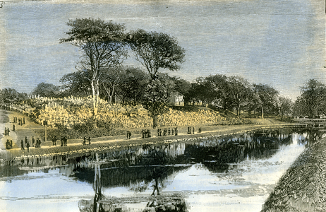 Aberdeen the Duthie Park 1885 UK