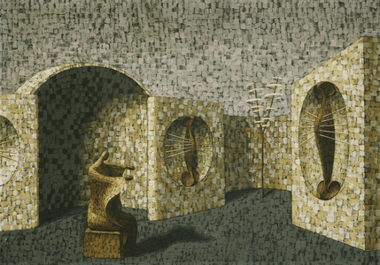 Garden of Contemplation, 1945 (gouache)