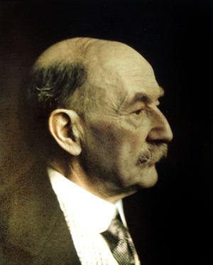 Thomas Hardy, early 20th century (colourized photo)