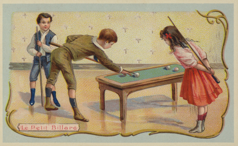 Billiards (chromolitho)