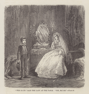 Illustration for Great Expectations (engraving)