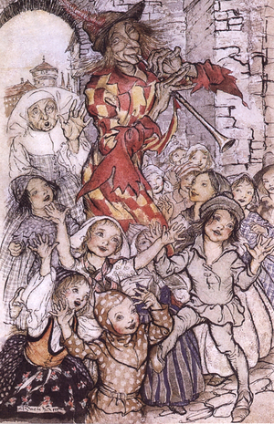The Pied Piper Book Plate, UK, 1930s