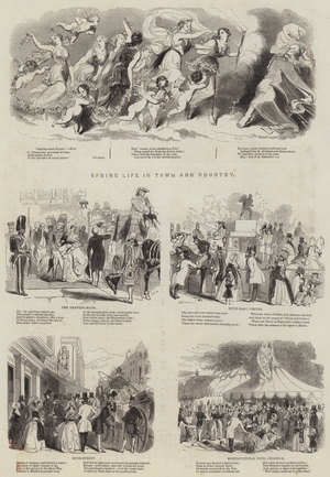 Spring Life in Town and Country (engraving)