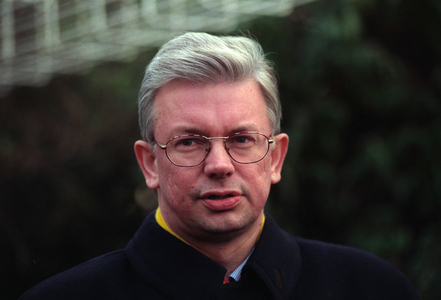 Top candidate Roland Koch (Germany CDU) during an election campaign rally..., 1999 (photo)
