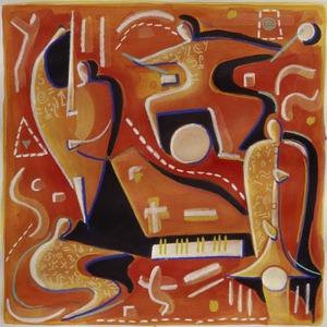 Paul Klee at Birdland Gil Mayers (b.1947/American) Mixed Media