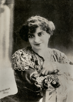 Portrait of French artist Berthe Bady ( 1872 , 1921 ) (photograph)