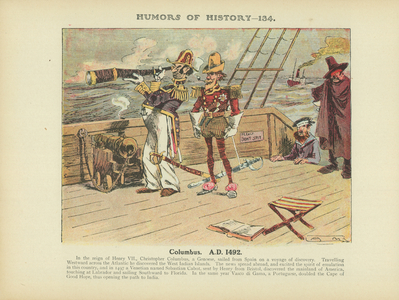 Columbus. A.D. 1492 (colour litho)