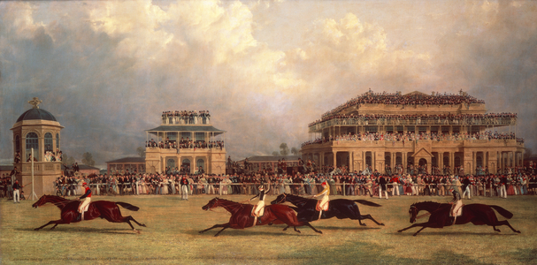 Doncaster Gold Cup of 1838 (oil on canvas)