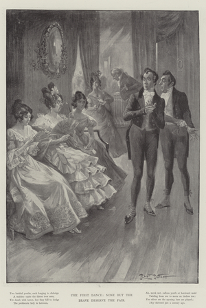 The First Dance, None But the Brave Deserve the Fair (litho)