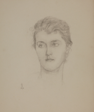 Lady Katherine Thynne, afterwards Countess of Cromer, 1892 (pencil on paper)