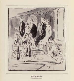 Nightlife, London, 1920s: "Gala Night", Massed Merriment (litho)