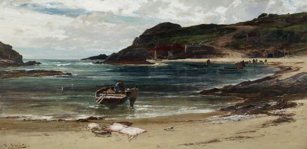 The Haven under the Hill (Anglesey), 1885-95 (oil on canvas)