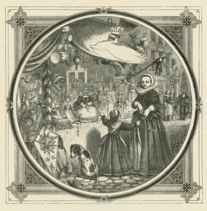 Well set-off is half sold (engraving)
