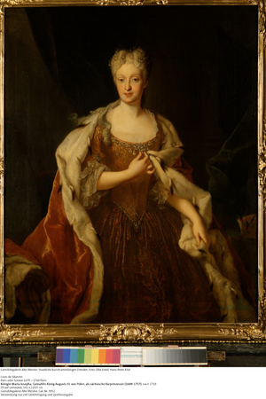 Elector Princess Maria Josepha of Saxony (1699-1757), after 1719 (oil on canvas)